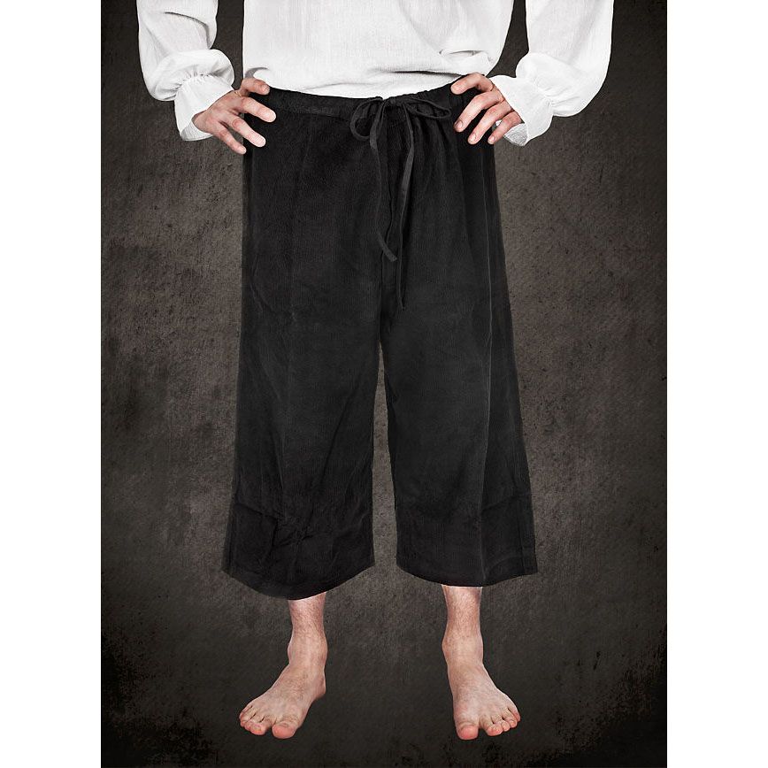 Calf Length Trousers Black