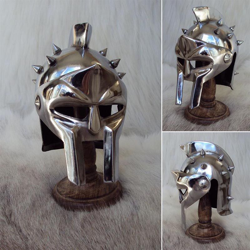 Mini Gladiator Helmet & Stand