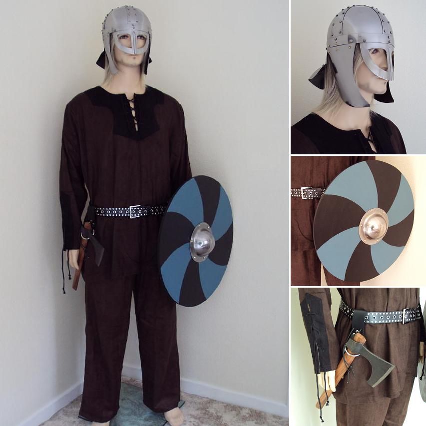 Full Viking Costume Set 5 Piece