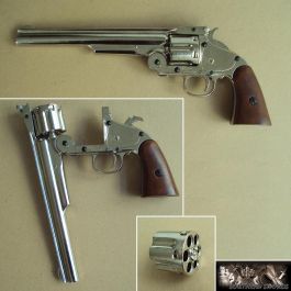 Smith & Wesson Nickel Schofield Revolver, USA 1869