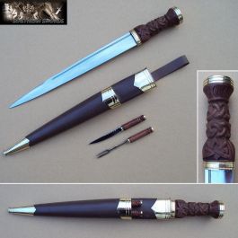 Late 18th Century Highland Officers Dirk Set - Brown