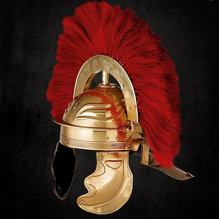 Roman Helmet With Crest