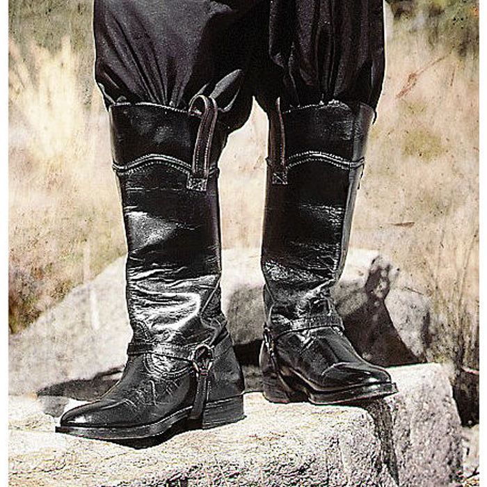Western Boots With Spur Straps