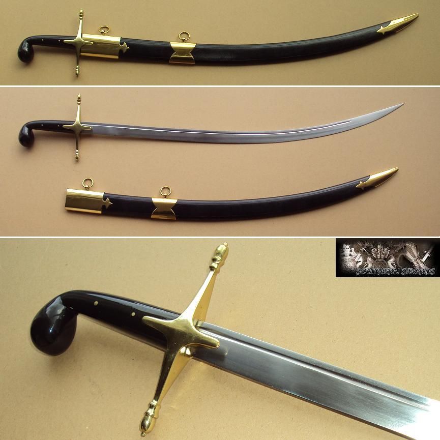 Leather/Wood Scabbard 88STS Cold Steel Shamshir Sword