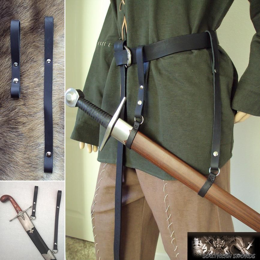 Leather Sword Hanger Straps