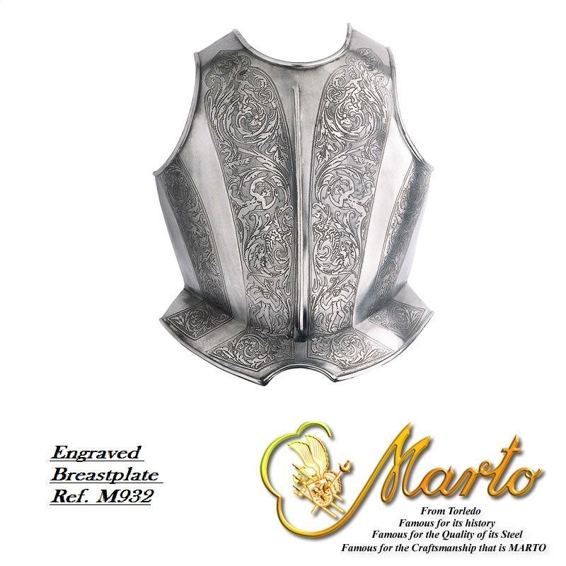 Ornate Engraved Breastplate