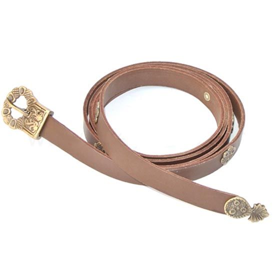 Brown Viking Long Belt